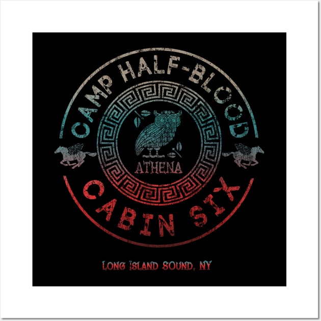 Camp Half Blood Athena Wall Art by Cave Clan